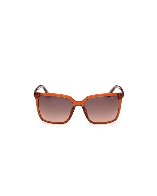 Guess Gu00258 44F Sunglasses Injected Squared Normal