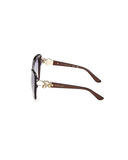 Guess Black Gm00032 50W Sunglasses Acetate Butterfly Normal