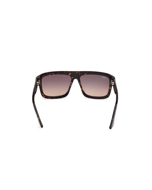 Gcds Black Gd0075 52B Sunglasses Acetate Smoke Squared Normal