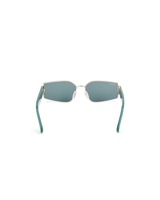 MAX&Co. Blue Mo0128 32N Sunglasses Metal Squared Normal