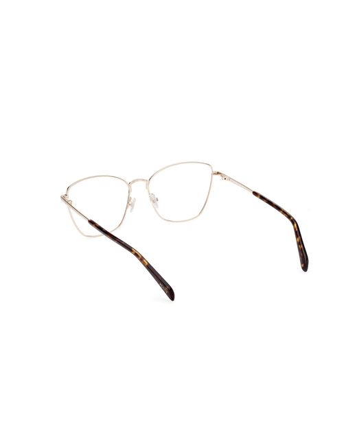 Emilio Pucci Black Ep5243 092 Optical Frames Metal Squared Normal