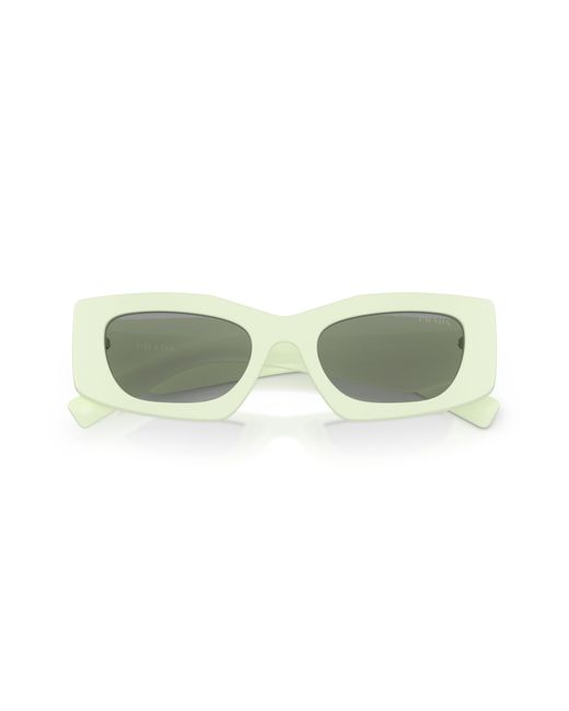 Prada Black Pr D03Sd 05K50Q Sunglasses Acetate Squared Normal