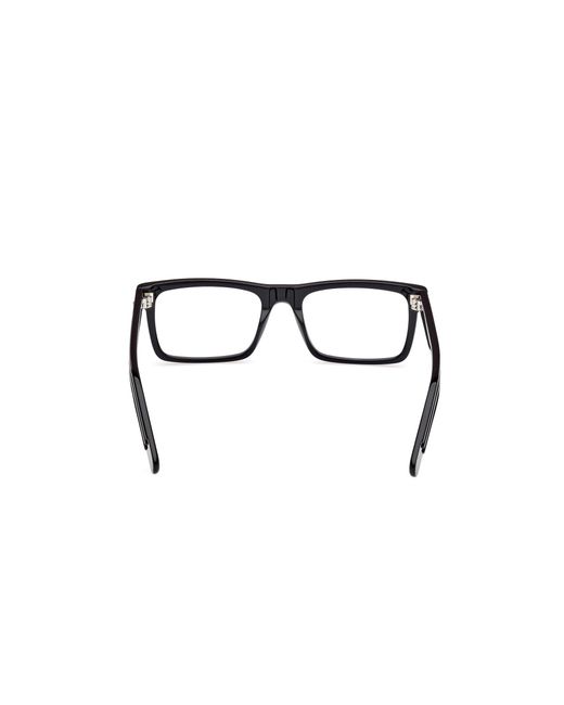 Adidas Black Or5107 001 Optical Frames Acetate Squared Normal for men