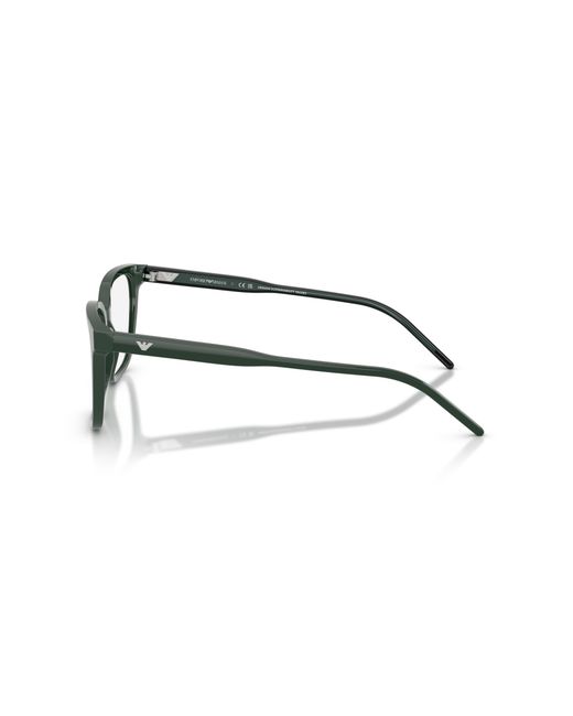 Emporio Armani Black Ea3258 6257 Optical Frames Acetate Squared Normal for men