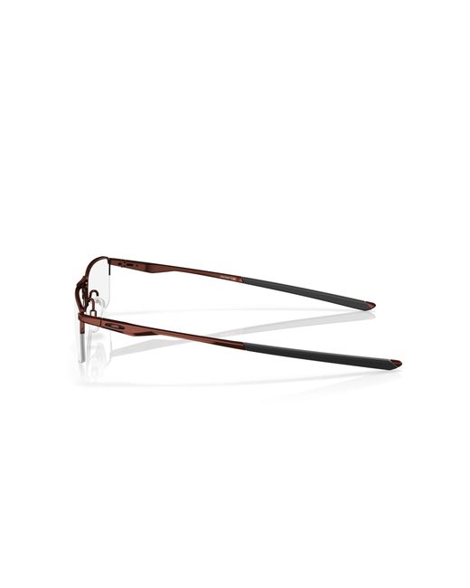Oakley Black Ox3218 Socket 5.5 321811 Optical Frames Metal Transparent Squared Normal for men