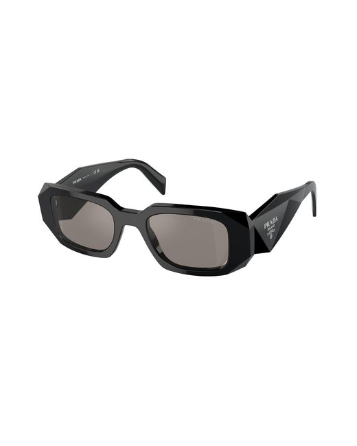Prada Black Pr 17Ws 1Ab07Z Sunglasses Acetate Squared Normal Multilayer