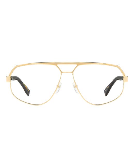 DSquared² Black D2 0121 J5G Optical Frames Metal Squared for men