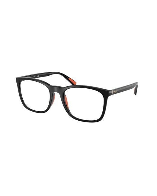 Polo Ralph Lauren Black Ph2281U 6070 Optical Frames Injected Squared Normal for men