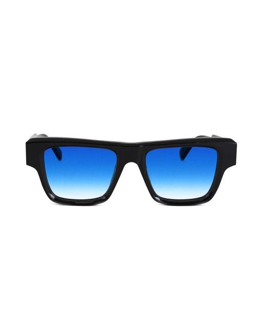 Xlab Blue Carney Sunglasses Acetate Light Squared Shaded for men