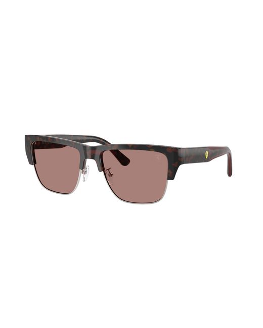 FERRARI SCUDERIA Black Fz6026 760/73 Sunglasses Acetate Squared Normal for men