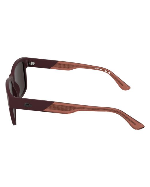 Lacoste Black L6084S 601 Sunglasses Bio-Injected Squared Normal for men