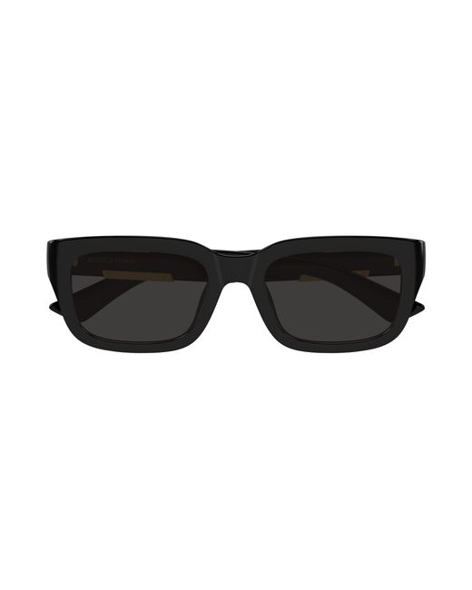 Bottega Veneta Black Bv1453Sa 001 Sunglasses Bio-Injected Squared