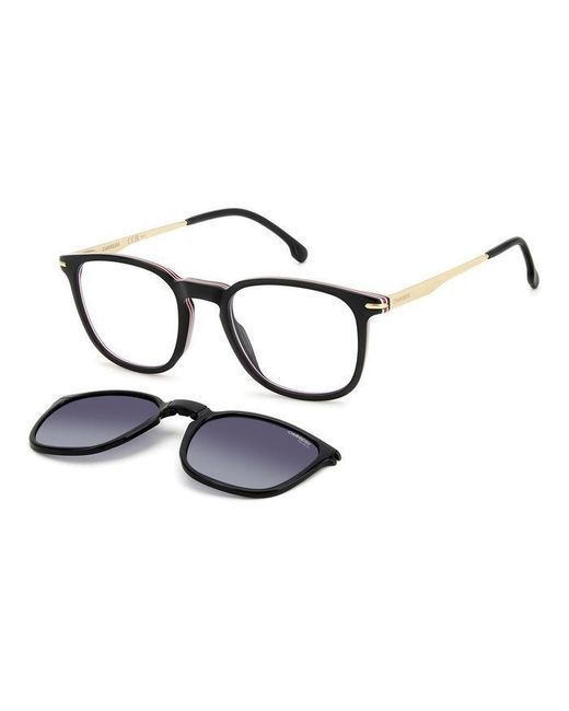 Carrera Black Ca 332/Cs 807/Wj Sunglasses Acetate Squared Polarized Clip-On for men