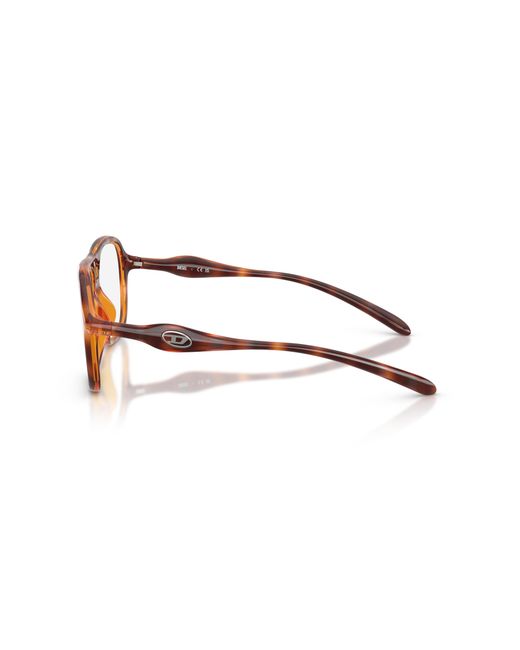 DIESEL Black Dl6008U 2003 Optical Frames Injected Round Normal