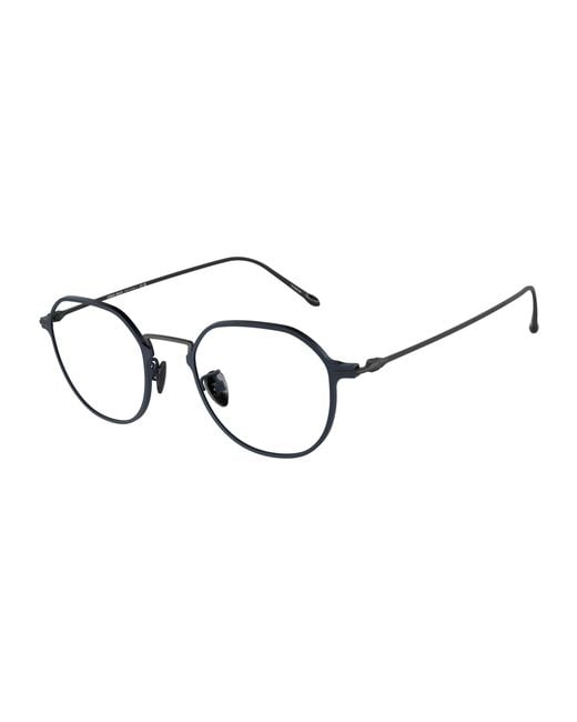 Giorgio Armani Black Ar6138Tm 3341 Optical Frames Titanium Transparent Pantos Normal for men
