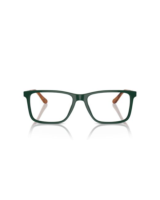 Ralph Lauren Black Rl6133 6140 Optical Frames Acetate Transparent Squared Normal for men