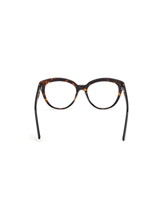 Guess Black Gu50232 052 Optical Frames Acetate Cat Eye Normal
