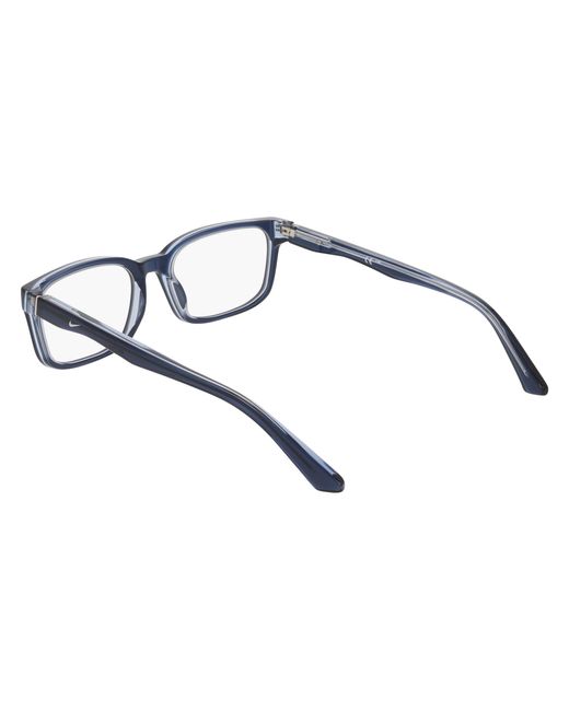 Nike Black 7181 318 Optical Frames Acetate Squared Normal for men