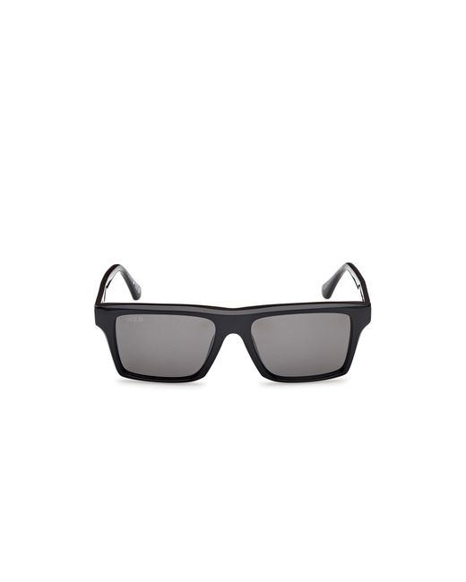 Web Black We0383 05D Sunglasses Acetate Smoke Squared Polarized for men