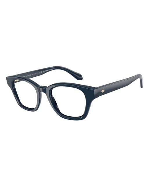 Giorgio Armani Black Ar7274 6223 Optical Frames Acetate Pillow Normal for men