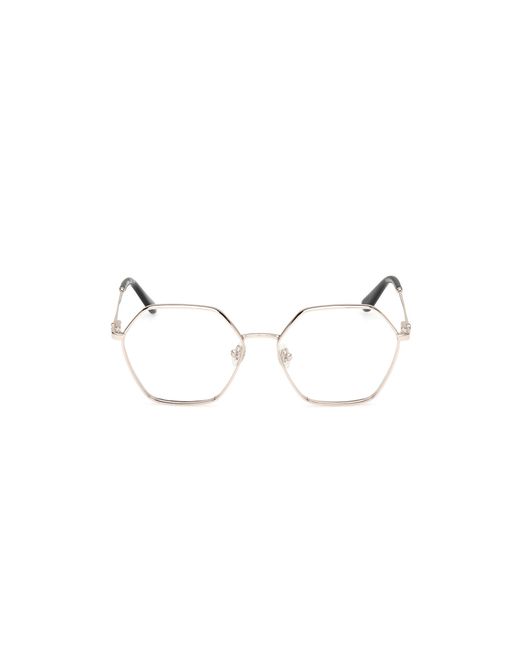 Guess Black Gu50184 033 Optical Frames Metal Geometric Normal