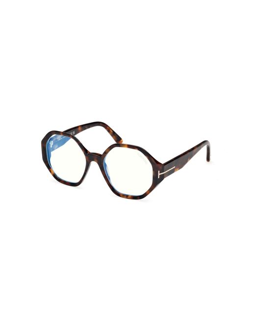 Tom Ford Black Ft5967-B 052 Optical Frames Acetate Geometric Normal