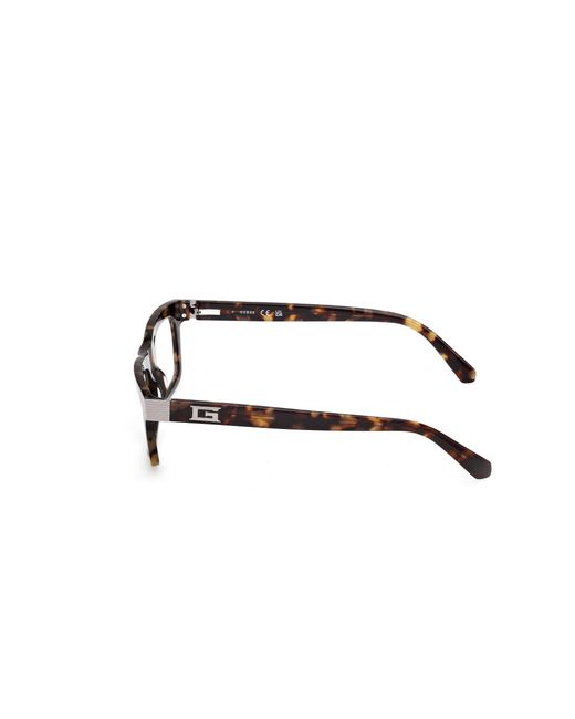 Guess Black Gu50242 053 Optical Frames Acetate Squared Normal for men