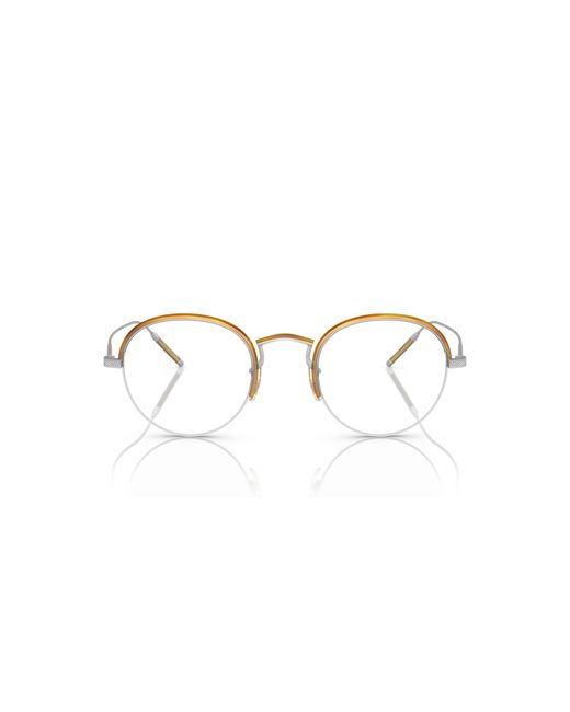Oliver Peoples Black Ov1290T Tk-6 5036 Optical Frames Titanium Transparent Round Normal
