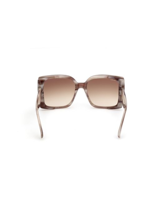 Max Mara Black Mm0131 Hinge 20F Sunglasses Acetate Squared Normal