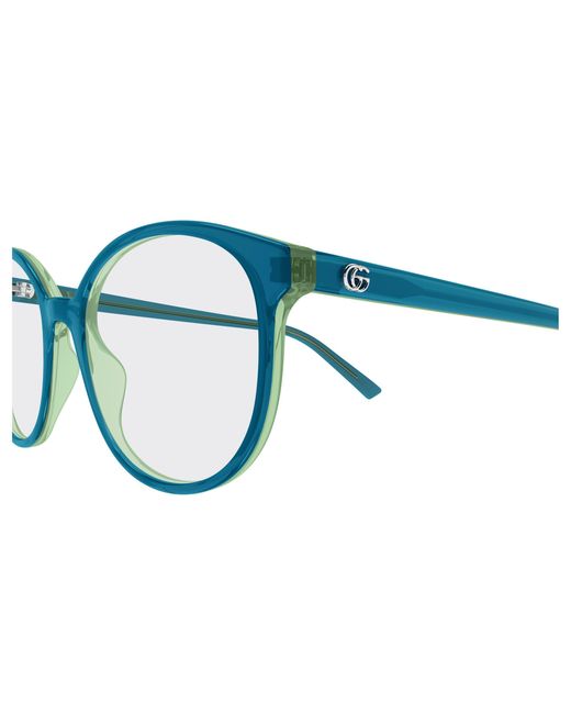 Gucci Black Gg1996O 004 Optical Frames Acetate Transparent Round