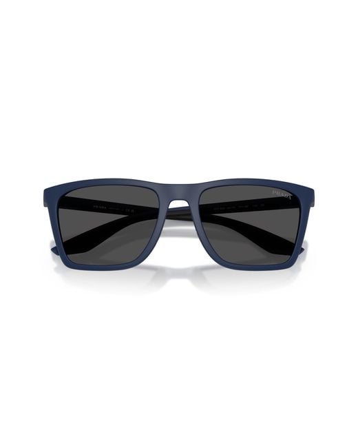 Prada Linea Rossa Black Ps B08S Tfy06F Sunglasses Injected Pillow Normal for men