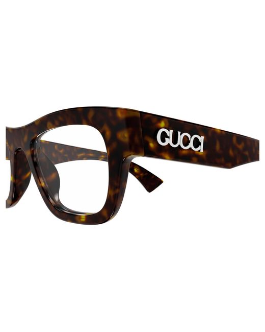 Gucci Black Gg1840O 006 Optical Frames Acetate Transparent Squared for men