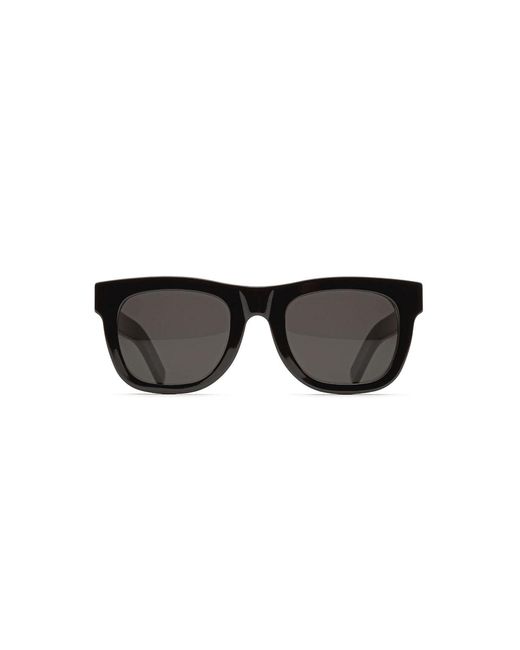 Retrosuperfuture Black J6C Ciccio. Sunglasses Acetate Squared Normal