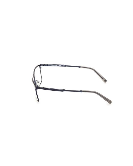 Timberland Black Tb50007 002 Optical Frames Metal Squared Normal for men