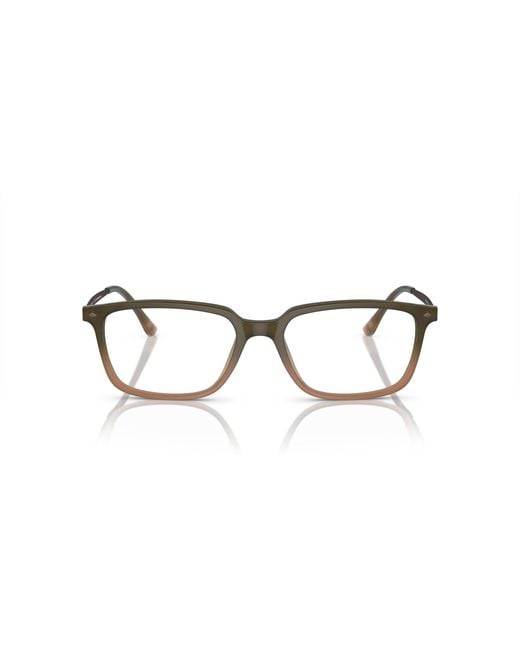 Giorgio Armani Black Ar7183 5982 Optical Frames Acetate Transparent Squared Normal for men