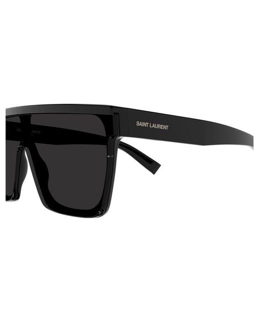 Saint Laurent Black Sl 607 001 Sunglasses Acetate Squared Normal