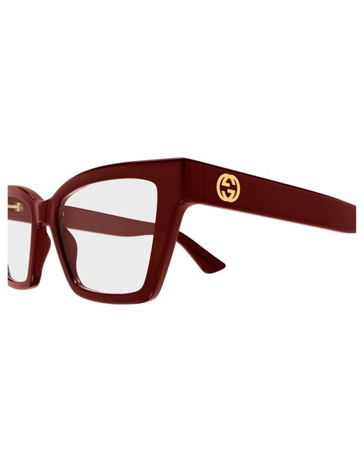 Gucci Black Gg1715O 016 Optical Frames Injected Transparent Cat Eye