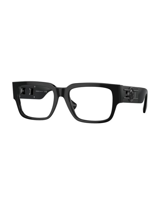 Versace Black Ve3350 5360 Optical Frames Acetate Squared Normal for men