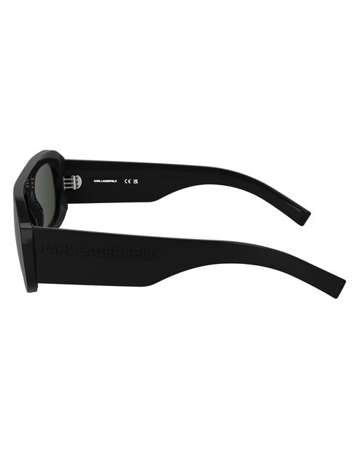 Karl Lagerfeld Black Kl6188S 001 Sunglasses Bio-Inject Pilot Normal for men
