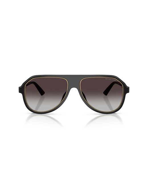Michael Kors Black Mk2281U Molokai 30058G Sunglasses Injected Pilot Normal Nuanced for men