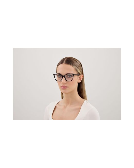 Gucci Black Gg1995O 001 Optical Frames Acetate Transparent Cat Eye