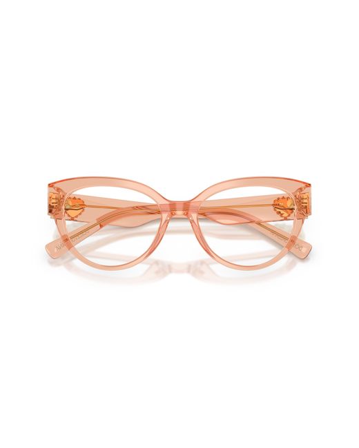 Dolce & Gabbana Black Dg3440 3226 Optical Frames Acetate Transparent Cat Eye Normal