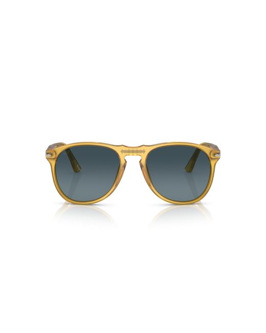 Persol Black Po9649S 204/S3 Sunglasses Plastic Pilot Polarized Shaded for men