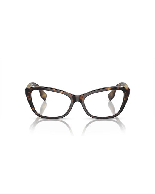 Burberry Black Be2392 3002 Optical Frames Acetate Transparent Cat Eye Normal
