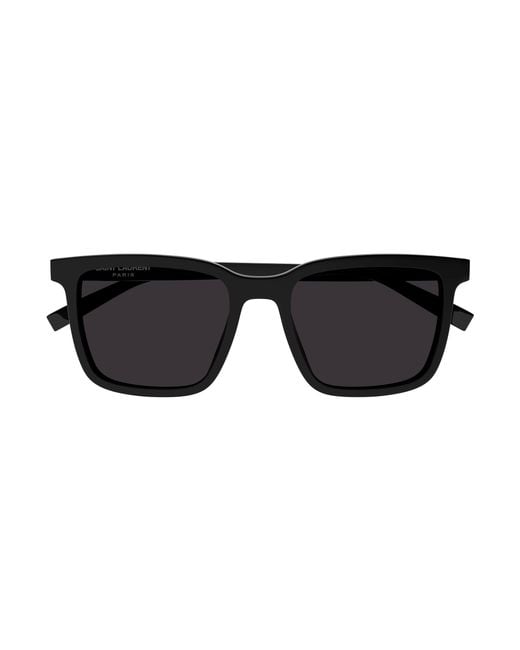 Saint Laurent Black Sl 500 001 Sunglasses Acetate Squared for men
