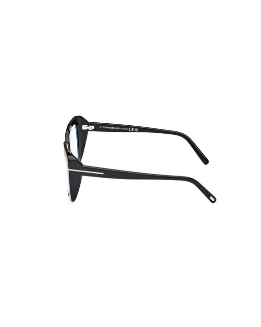 Tom Ford Black Ft5992-B 001 Optical Frames Acetate Squared Normal