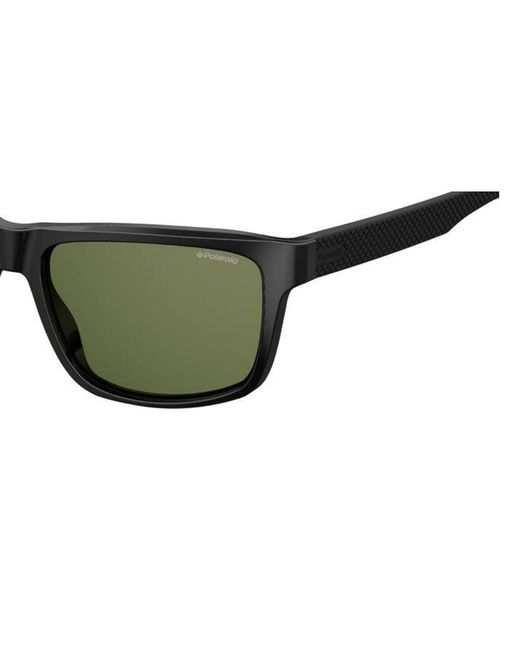 Polaroid Green Pld 2058/S 003/M9 Sunglasses Plastic Squared Polarized for men