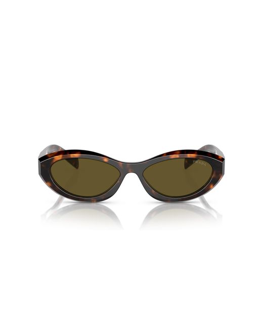 Prada Black Pr 26Zs 14L09Z Sunglasses Acetate Geometric Normal