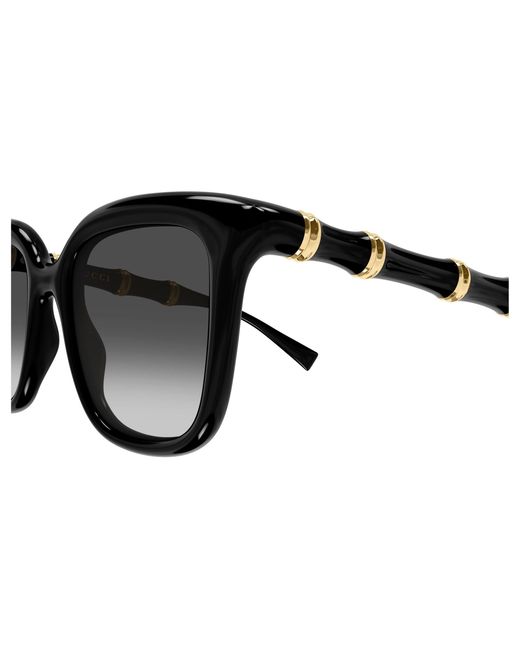 Gucci Black Gg2058S 001 Sunglasses Injected Squared