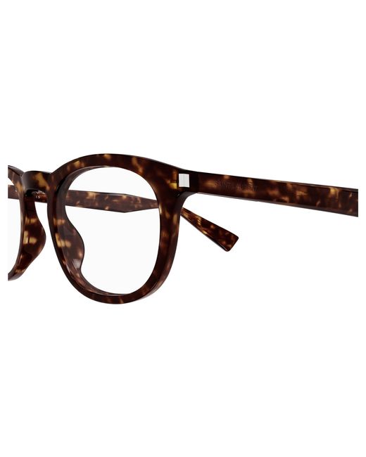 Saint Laurent Black Sl 813 002 Optical Frames Acetate Transparent Squared